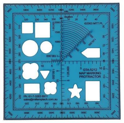 Map Marking Protractors