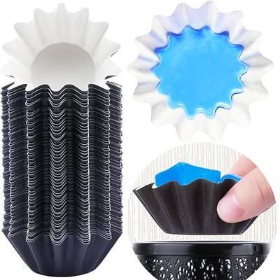 Wax Melt Warmer Liners Reusable & Leakproof Candle Warmer Liners Wax Tray for Scented Wax,Electric Wax Warmers, Plug in Warmers, Candle Warmer,Wax Melter and Wax Burner(Black 50pcs)