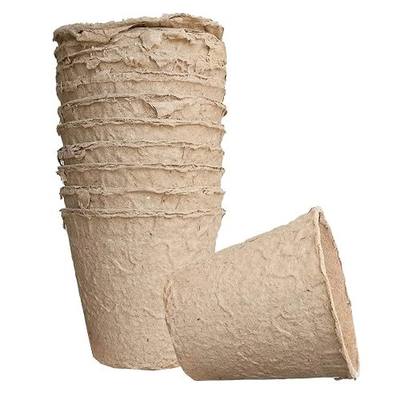 Biodegradable Peat Pots Set (10-Piece)