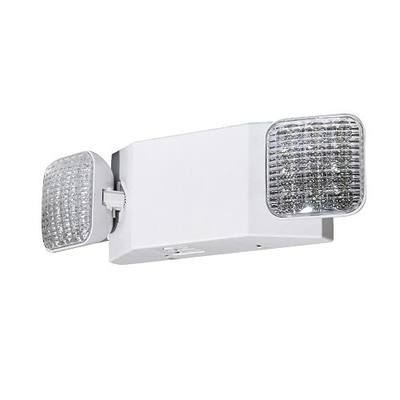 CM MZY Emergency Lights with Battery Backup,Commercial Emergency Light,Two Adjustable LED Light Head Emergency Lighting Fixtures,120V/277V AC, UL Certified,1 Pack