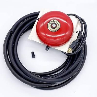 MILTON'S BELLS Original Bell Kit Driveway Alarm System, Notification Bell with Signal Hose and End Plug, Vehicle Alert System for Driveways, Drive-Thru Businesses, Shops and Commercial Properties