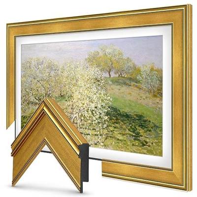 Antique Gold 65" Deco TV Frame for Samsung The Frame/Pro TVs