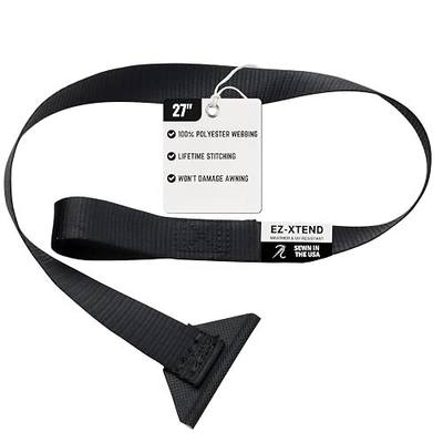 EZ-Xtend RV Camper Window Awning Pull Strap. Replacement Strap Made with UV Polyester Webbing, Lifetime Thread for Easy Operation RV Patio Window Awning. Sewn in USA (27")