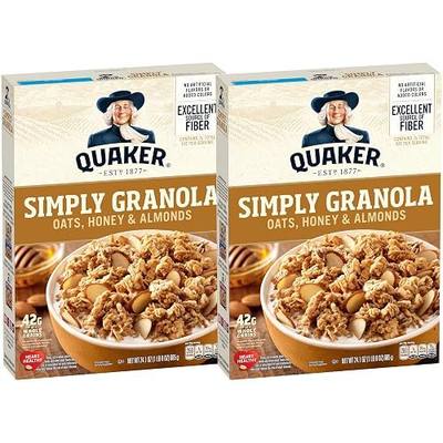 Quaker Simply Granola Honey & Almond, (Pack of 2)