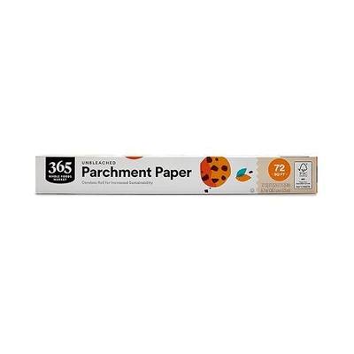 365 by Whole Foods Market, Unbleached Parchment Paper, 72 Sq Ft