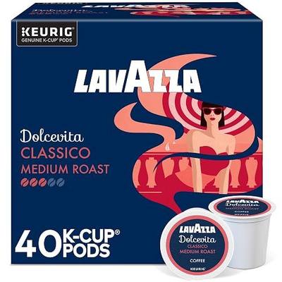 Lavazza Dolcevita Classico, Single-Serve Keurig K-Cup Pods, Medium Roast Coffee, 40-Count Box