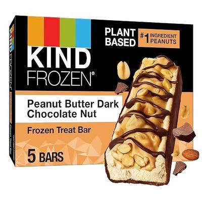 KIND FROZEN Frozen Dark Chocolate Peanut Butter Treat Bars, 1.60 Fl Oz (Pack Of 5) (Frozen)