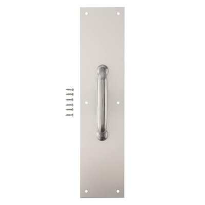 PULL PLATE ALUMINUM 15"L
