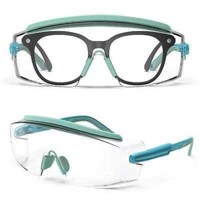 Anti Fog Safety Glasses Safety Goggles Over Glasses Protective Glasses with Anti Scratch Lenses Adjustable