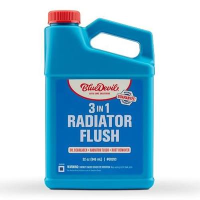 BlueDevil 3 in 1 Radiator Flush | Automotive Oil Degreaser, Radiator Flush, Rust Remover | 32 oz. | Multi-Vehicle Formula