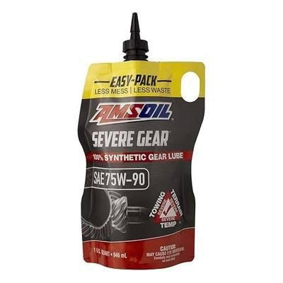 Amsoil SVGPK 100% Synthetic Extreme Pressure (EP) SEVERE GEAR Lube, Quart Easy-Pack (75W-90)