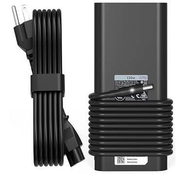 130W 4.5mm Round Tip AC Adapter Laptop Charger Compatible with Dell XPS 15 7590 9530 9550 9560 9570 OptiPlex 3050 7010 7020 7050 5060 5450 9020 Inspiron Precision 5510 5520 5530 5540 Power cord