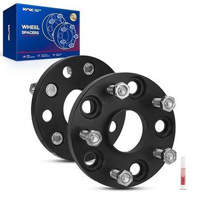 KAX 5x4.5“ Wheel Spacers,Forged 15mm 5x114.3mm Hubcentric Spacers with Thread Pitch M12x1.5 Hub Bore 60.1mm,2 Pcs fit for Camry,RAV4,Highlander,Sienna,RX350,Venza,ES350,C-HR,Avalon,ES330,Black