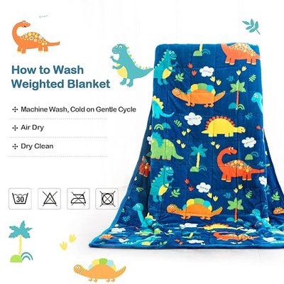 Uttermara Weighted Blanket 5lbs, Blue