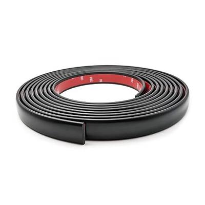 Automotive Trim Molding (1" Wide) Universal Car Body Side Molding Trim - 18' Roll - Self Adhesive - UV Protected Scratch-Proof Protection for All Vehicles - Matte Black