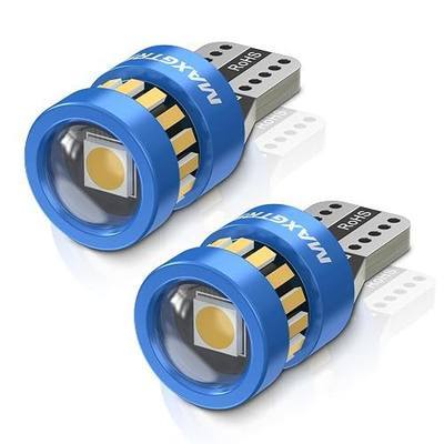 MAXGTRS LED Light Bulb Pink Wedge LED Replacement Bulbs with Condenser Lens for Car Dome Map Door Courtesy License Plate Lights,Pack of 2