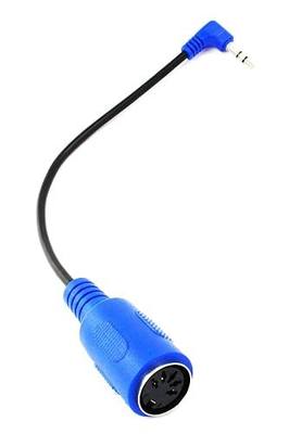 MIDI to TRS 3.5mm Breakout Cable Right Angle Adapter for: Akai, Korg, Line6, LittleBits - MPC Studio, Touch, MPX8, Electribe 2, SQ-1