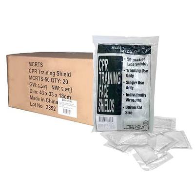 MCR MedicalPack of 1000 CPR Training Shields, Individually Wrapped, MCRTS-1000