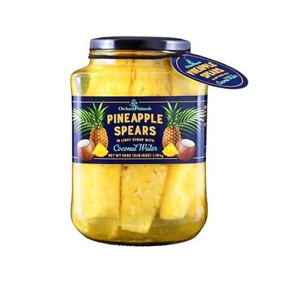 Pineapple Spears in Light Syrup with Coconut Water (42 Ounce)