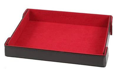 Forged Dice Co. 9.5 Inch Magnetic Folding Dice Tray - Portable Folding Dice Rolling Tray for use as DND Dice Tray D&D Dice Tray or Dice Game - Quiets Rolling Metal Dice and Folds Flat