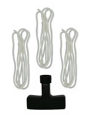 YAMAKATO GX390 420cc 3/16in Pull Cord 5000 6500 7000 8500 8750 9000 9500 | for Honda GX340 GX610 Champion Predator 389cc 4.5mm Generator Pull Cord Rope 4.65ft w/Starter Handle Grip