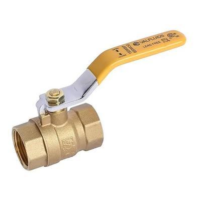 Full Port Forged LF Brass Ball Valve With Female Thread NPT Connector,150 PSI WSP / 600 PSI WOG. (1/2 Inch)