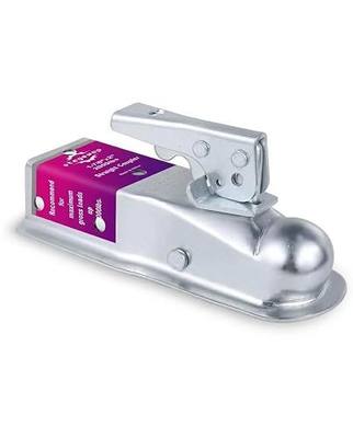 1-7/8 Ball Straight Trailer Coupler 2 Inch Channel 2000 LBS Class I Hitch | Heavy-Duty Zinc-Plated Steel Trailer Hitch Coupler with 2"Quick-Latch Tongue for RV, Boats, Trailer Light-Duty GTW Class