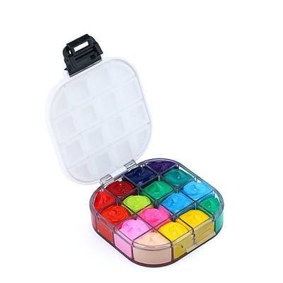 Transon Paint Saver Storage Palette Box 16well Portable Airtight Black