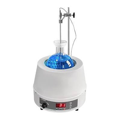 LAB FISH HMSC-2000ml Heating Mantle Magnetic Stirrer, 450W | 2000ml capacity, digital temp control with probe, timer, magnetic stirring for lab flask heating & mixing