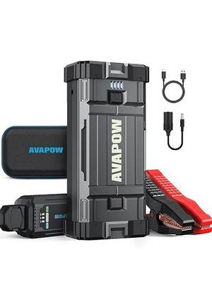AVAPOW Car Jump Starter, 4000A Peak Battery | For All Gas or Up to 10L Diesel, Portable Booster Power Pack, 12V Auto Jump Box with LED Light, USB Quick Charge 3.0