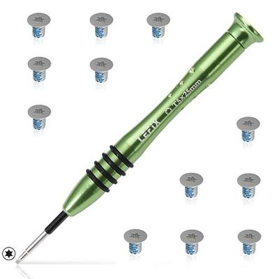 LeFix 12PCS M2x3 Torx T5 Screws + 1 Screwdriver Compatible with Dell XPS 13 9300 9305 9343 9350 9360 |XPS 15 9550 9560 9570|Precision M5510 5520 5530 5540,for Razer Blade,HP Envy 13|(Silver)