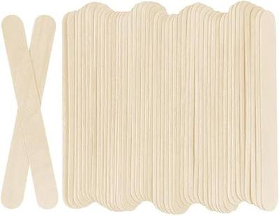 KTOJOY 100Pcs Jumbo Wooden Craft Sticks Popsicle Stick 6” Long x 3/4”Wide Treat Ice Pop for DIY Crafts,Home Art Projects, Classroom Supplies
