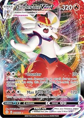 Cinderace VMAX - 019/072 - Ultra Rare