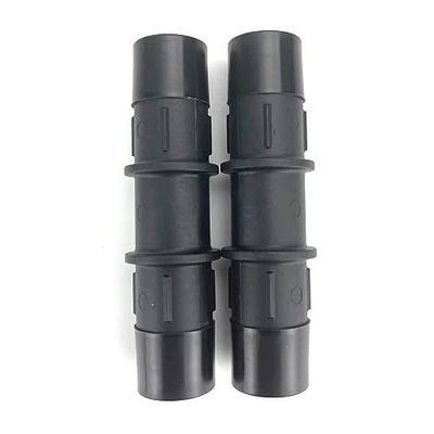 KDP Automotive Heater Hose Connector 3/4"X 3/4" Hose Barb Glass Filled Nylon PA66-GF33 Fittings for Heat/Coolant Vacuum line and Rubber Hose Black Air/Fuel/Water(Pack of 2)