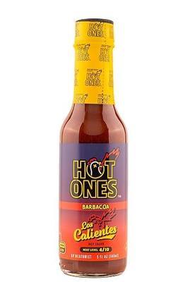 Hot Ones Los Calientes Barbacoa Hot Sauce Made With Natural Ingredients & Powerful Flavors From Smoked Red Jalapeno, Chipotle & Habanero Peppers, 5 fl oz Bottle (1-Pack)