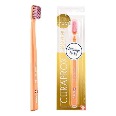 Curaprox CS 12460 Velvet Soft Toothbrush – Sensitive Gum Care | Ultra-Gentle Cleaning with 12,460 Filaments | Single Pack, Random Color