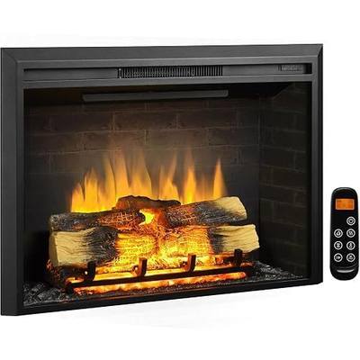 LegendFlame Carl 39" W Electric Fireplace Insert (EF265), Fireplace Heater 750/1500W, Fire Crackling Sound, Remote Control…