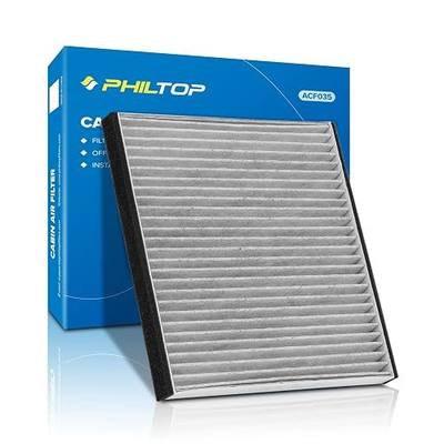 PHILTOP Cabin Air Filter w/Activated Carbon, Compatible with CF10132 Toyota Camry 2002-2006, Avalon 2000-2004, Sienna 2004-2010, Solara 2004-2008, Lexus RX350 2007-2009, ES330 2004-2006