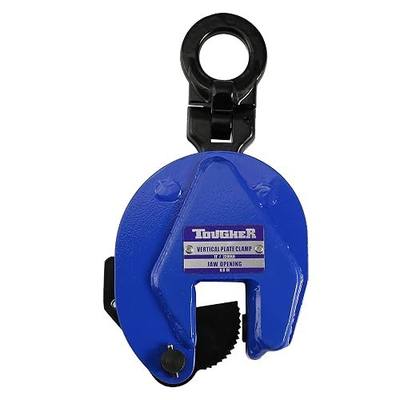 Vertical Plate Clamp, 2200lbs/1T Plate Lifting Clamp Jaw Opening up to 0.8 inch, for Lifting and Transporting