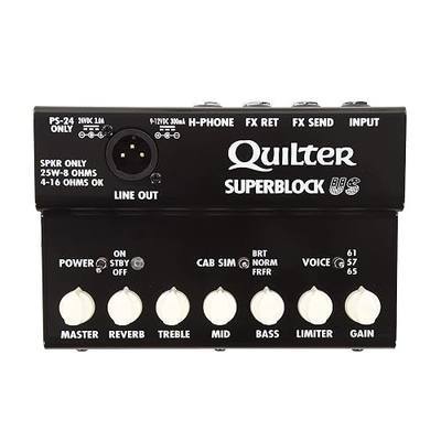 Quilter Labs SuperBlock US 25-watt Guitar Amplifier Pedal
