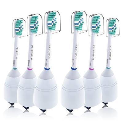 Electric Toothbrush Heads Compatible with Philips Sonicare, 6 Pack Replacement Brush Heads for E-Series HX7022, HX7023, HX7026, Advance CleanCare Elite Essence and Xtreme