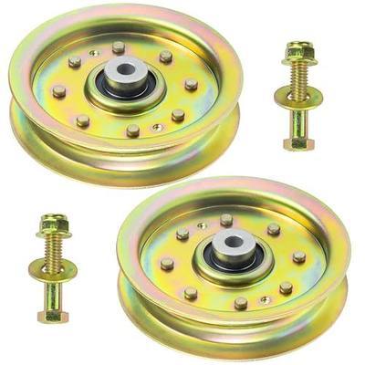 2 Pack 756-04129B Idler Pulley 4.25 for Cub Cadet 50" RZT 50 Decks | Replaces 753-08171 Idler Pulley Kit, 756 04129B, 753 08171, 956-04129, 753-08068 for Cub Cadet 42" 54" LTX 1040, RZT 54 Decks