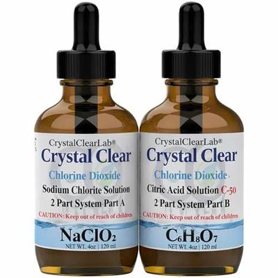 Chlorine Dioxide Drops 8oz Kit - Water Treatment Solution CDS Set