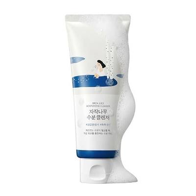 ROUND LAB Birch Juice Moisturizing Cleanser | Unclogs hidden sebum, Clears away dead skin cells., Soothing, Low pH, Gel Type Cleanser (5.07 fl.oz) | Unclogs hidden sebum, Clears away dead skin cells, Soothing Face Wash, Low pH Gel Cleanser, Korean Skin Care