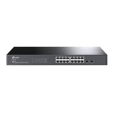 TP-Link Omada SG2218 | 16 Port Gigabit Smart Managed Switch, 2 SFP Slots | Omada SDN Integrated | IPv6 | Static Routing | L2/L3/L4 QoS, IGMP & LAG | 5 Year Manufacturer Warranty