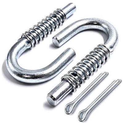 HD Switch -2 Pack- Zinc Plated Deck Release Pin & Spring fits Cub Cadet MTD Troy-Bilt Craftsman Ryobi White Ryobi Yard Machines Ranch King Lawn Mower Tractor 747-1116 932-0306A 714-0470 917-04074