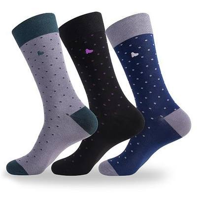 ONE CODE Colorful Dress Socks with Gift Box, 3-Pack