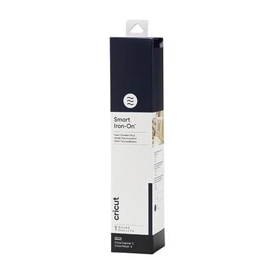 Cricut Smart Iron On, Navy - 9ft Roll (13'x108') | Heat Transfer Vinyl for Maker & Explore Machines- Matless cutting for long cuts up to 12ft