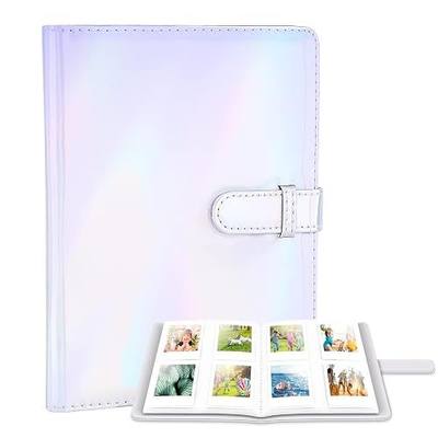 Ablus 128 Pockets Mini Photo Album for Fujifilm Instax Mini Camera, Polaroid Snap, Z2300, SocialMatic Instant Cameras & Zip Instant Printer (128 Pockets, Magic Silver)