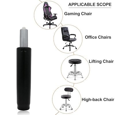 5" Long Stroke Office Chair Gas Lift Cylinder Replacement Pneumatic Shock Piston Heavy Duty (500 lbs) fit for Most Chairs